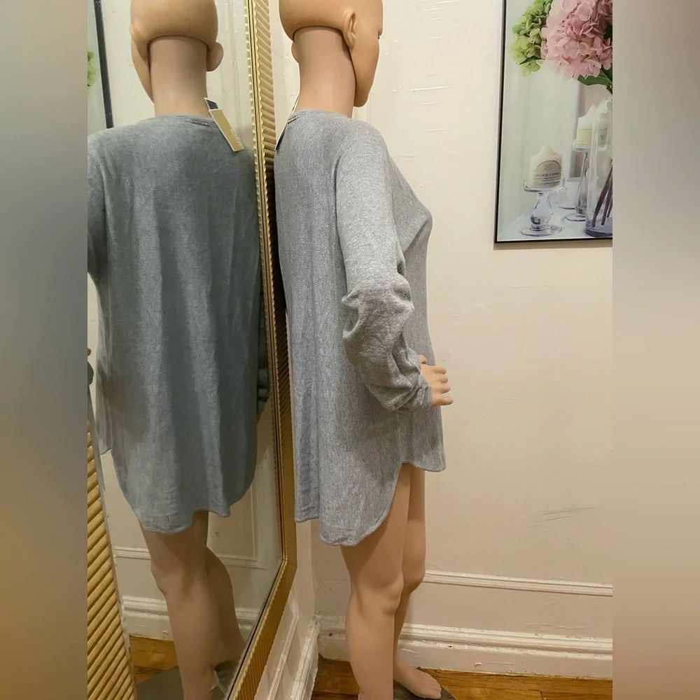 Michael Kors Heather Gray Knit Top